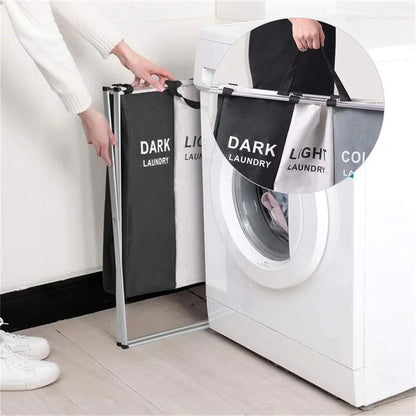 Triple Compartment Foldable Laundry System