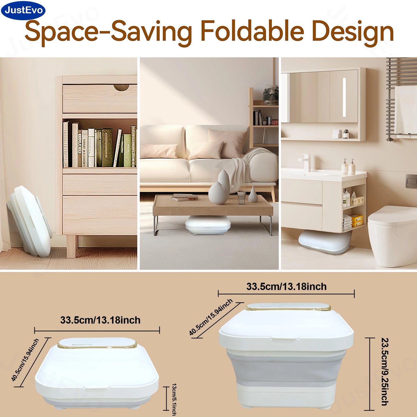 Deep Relief Collapsible Foot Spa
