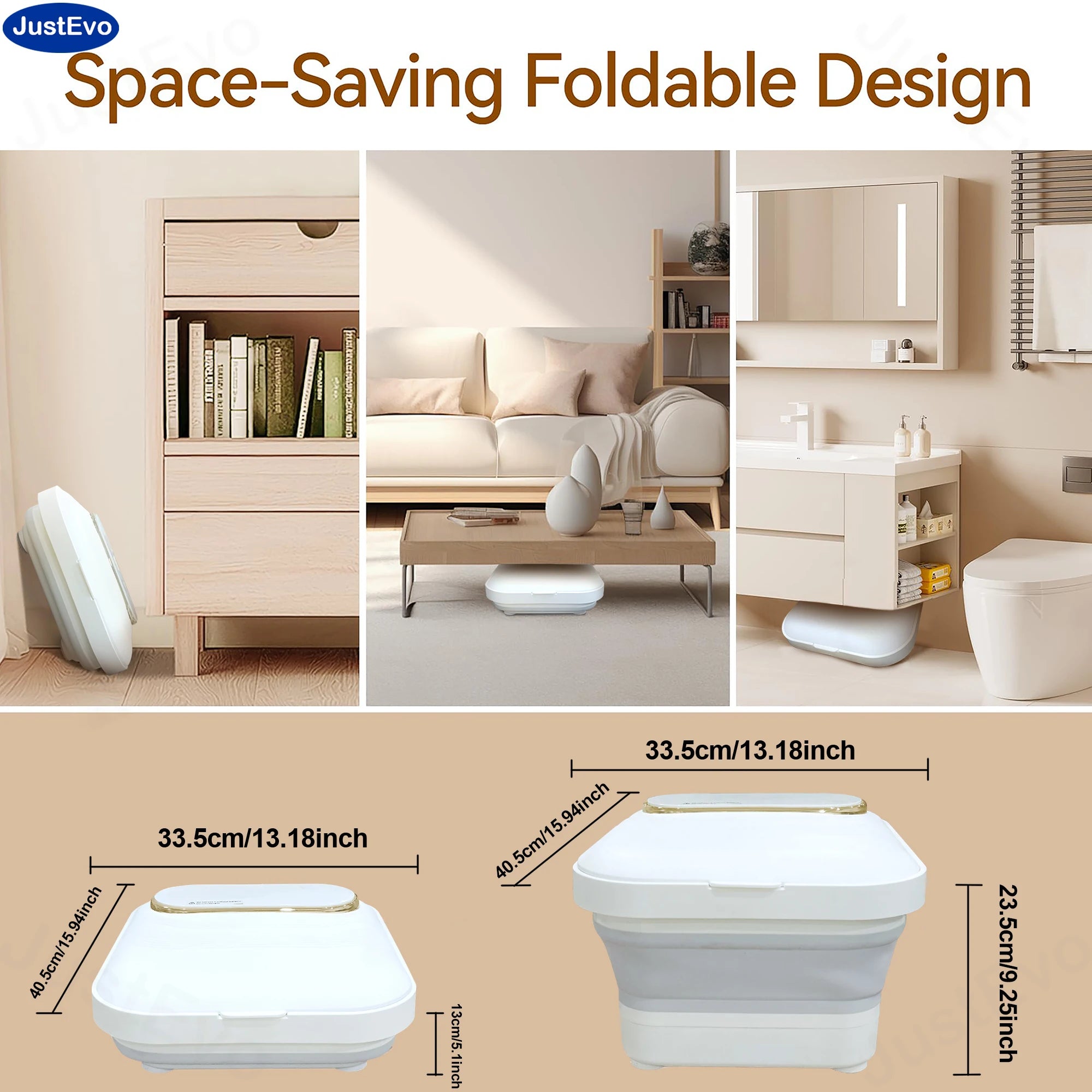 Deep Relief Collapsible Foot Spa