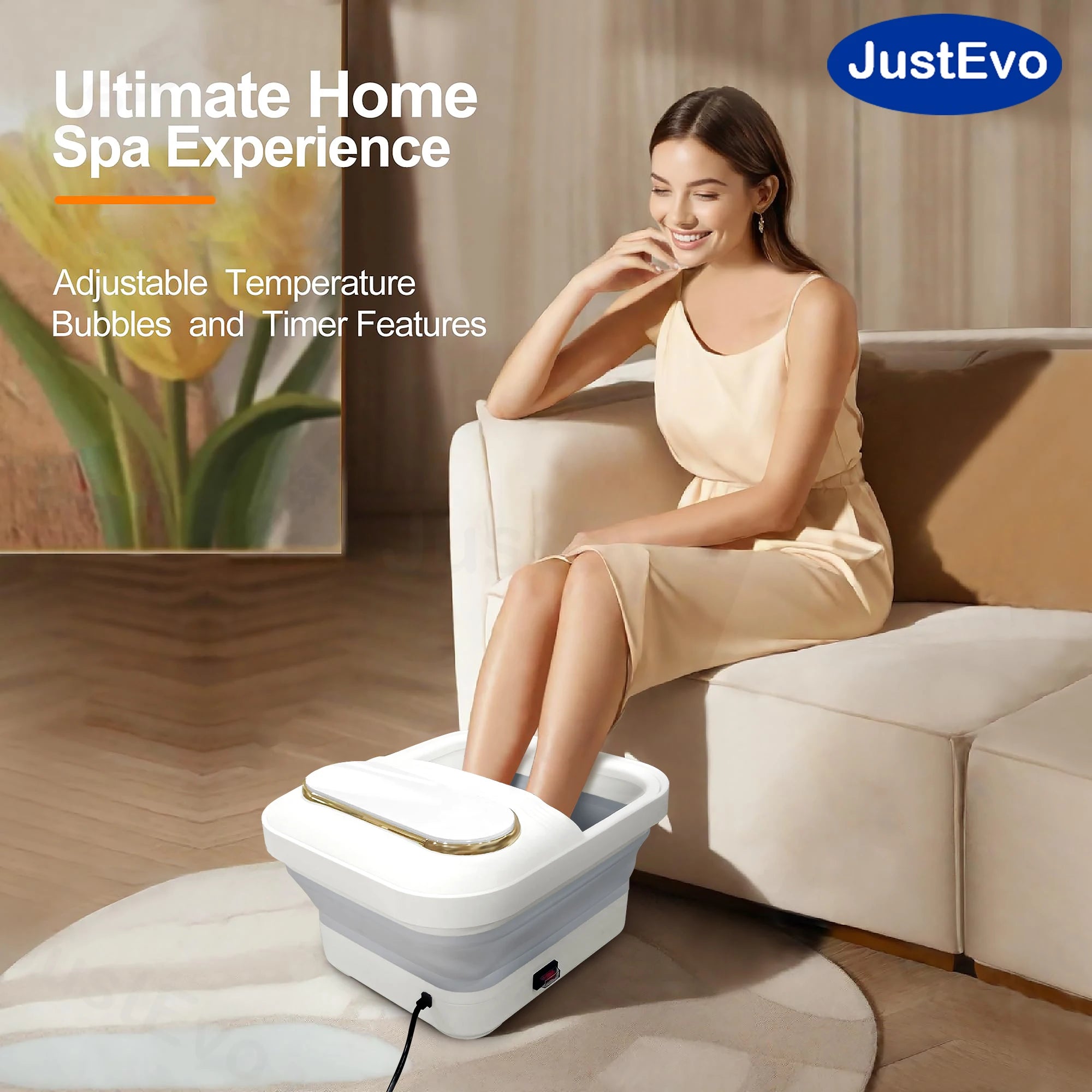 Deep Relief Collapsible Foot Spa