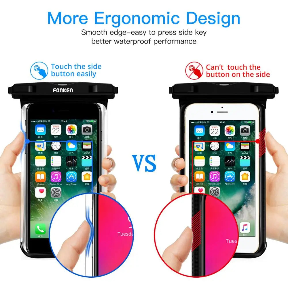 Crystal Clear Waterproof Phone Vault