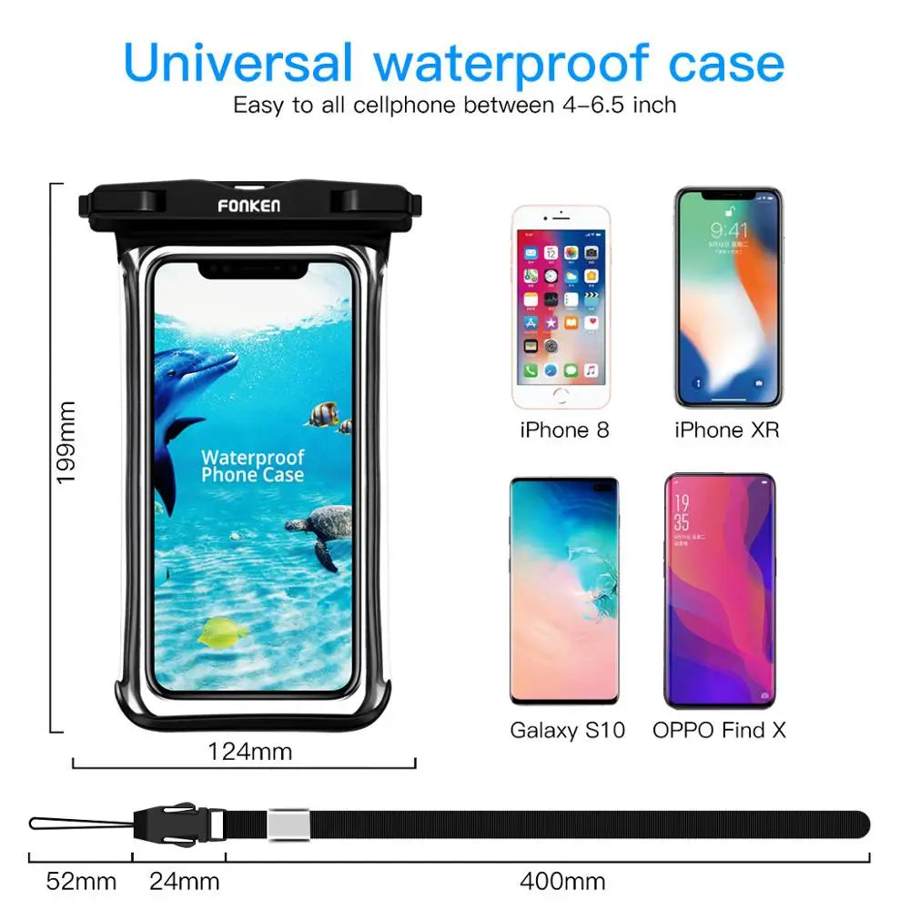 Crystal Clear Waterproof Phone Vault