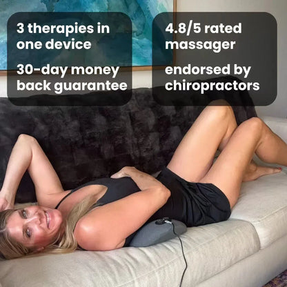 Cordless Back Massager for Neck, Shoulder, and Lumbar Pain