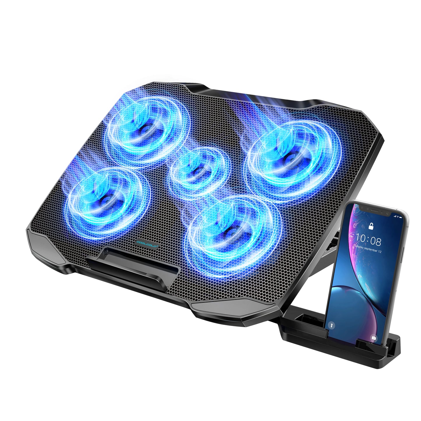 High-Performance Ergonomic Laptop Cooling Station