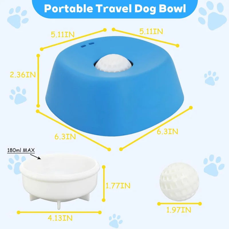 Anti-Choke Slow Feeding Dog Bowl with Fun Maze Design