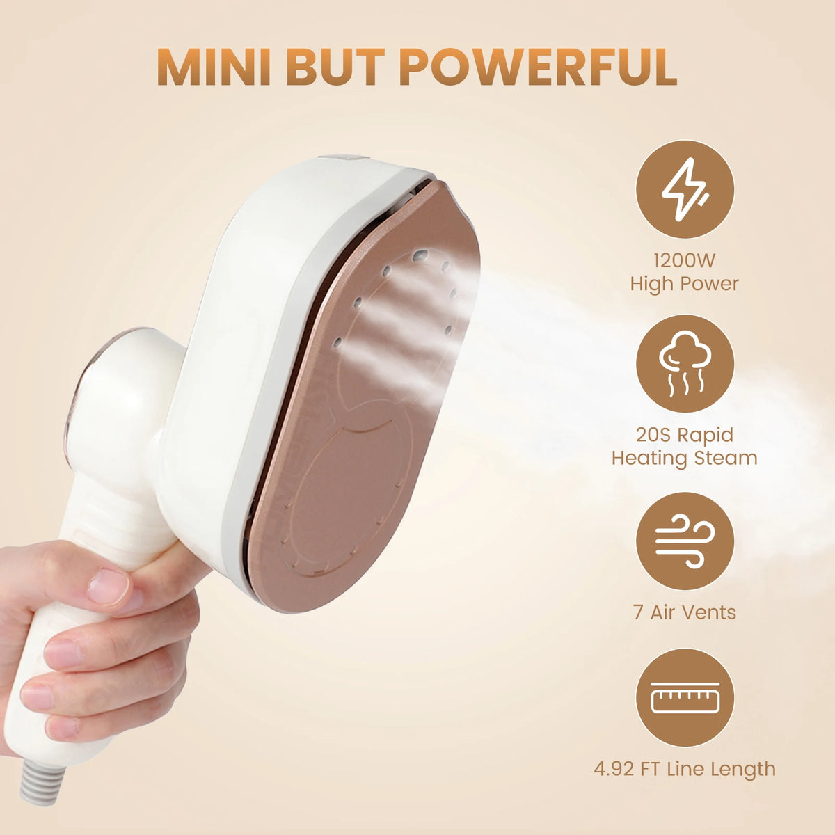 Portable Travel Iron Mini Steam Press