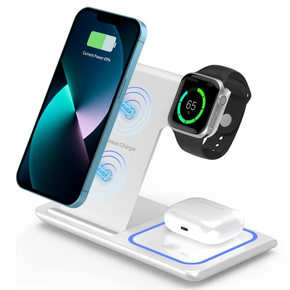 Foldable 3-in-1 Magnetic Power fast charging Hub