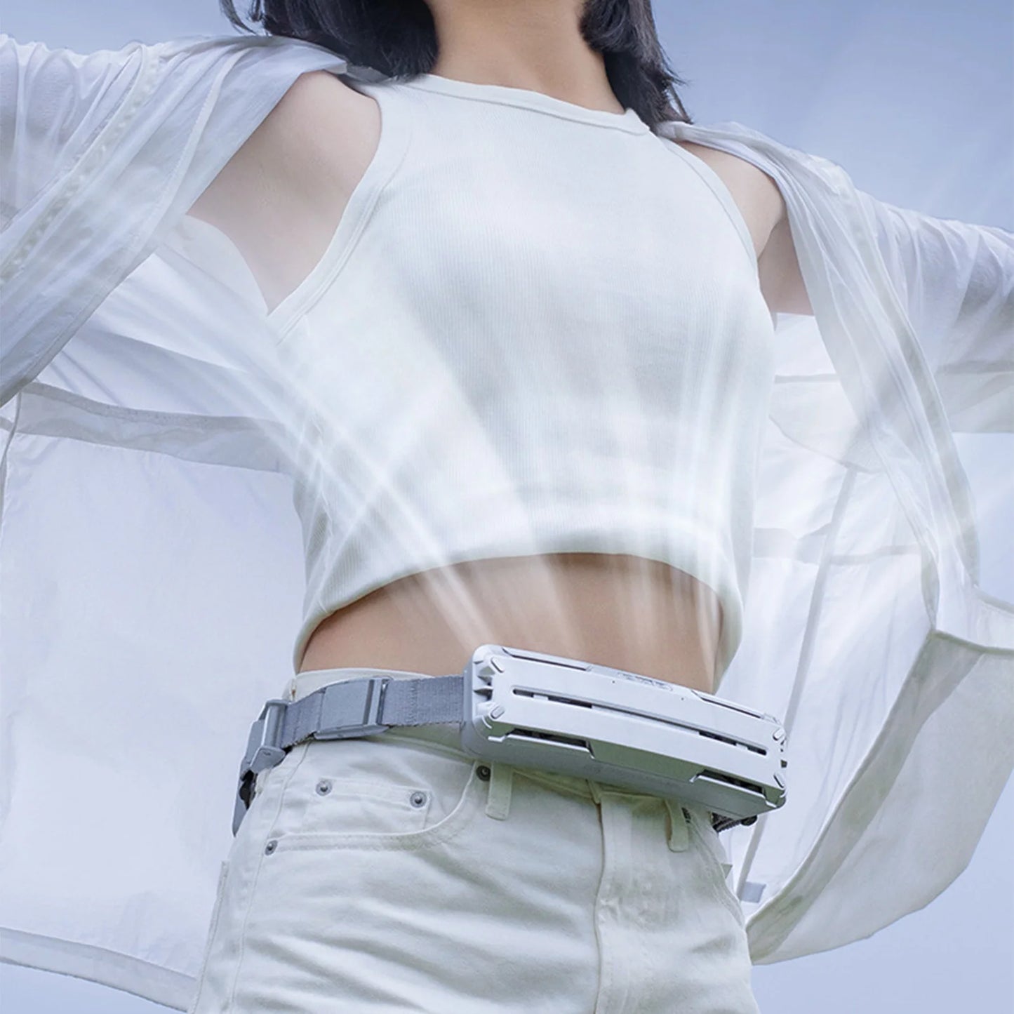 Heavy-Duty Waist Fan with Belt Clip & Long-Lasting Battery