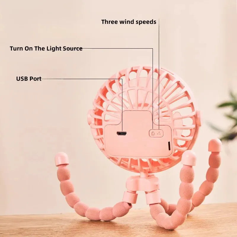 Flex-Grip Portable Cooling Fan