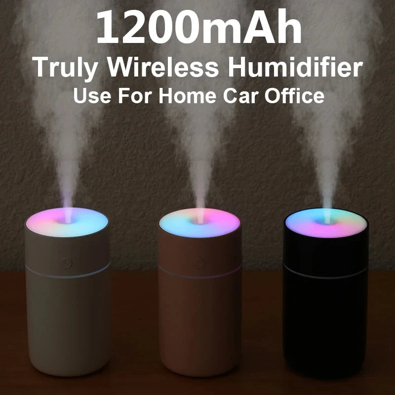 Mini Air Humidifier with Essential Oil Diffuser