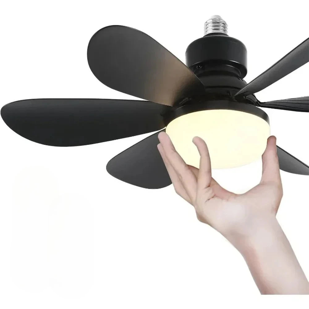Instant Silent Screw-In outdoor Fan Light