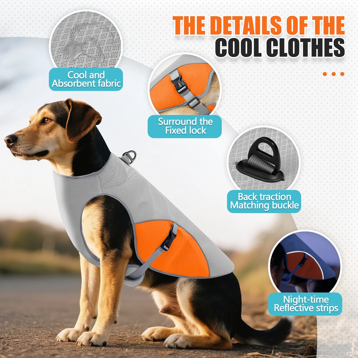 Ultimate Cooling Adventure Harness System For Dogs