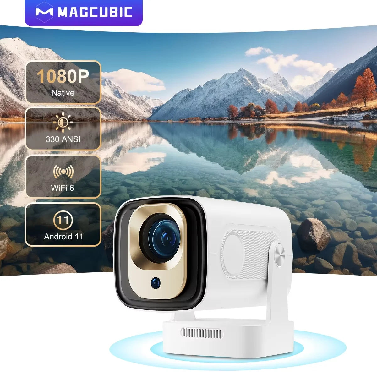 Auto Focus Smart Cinema System mini projector