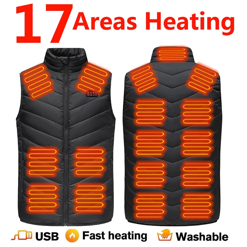 Precision 17-Zone Heated Thermal Vest