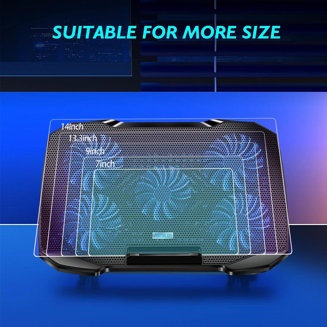 High-Performance Ergonomic Laptop Cooling Station