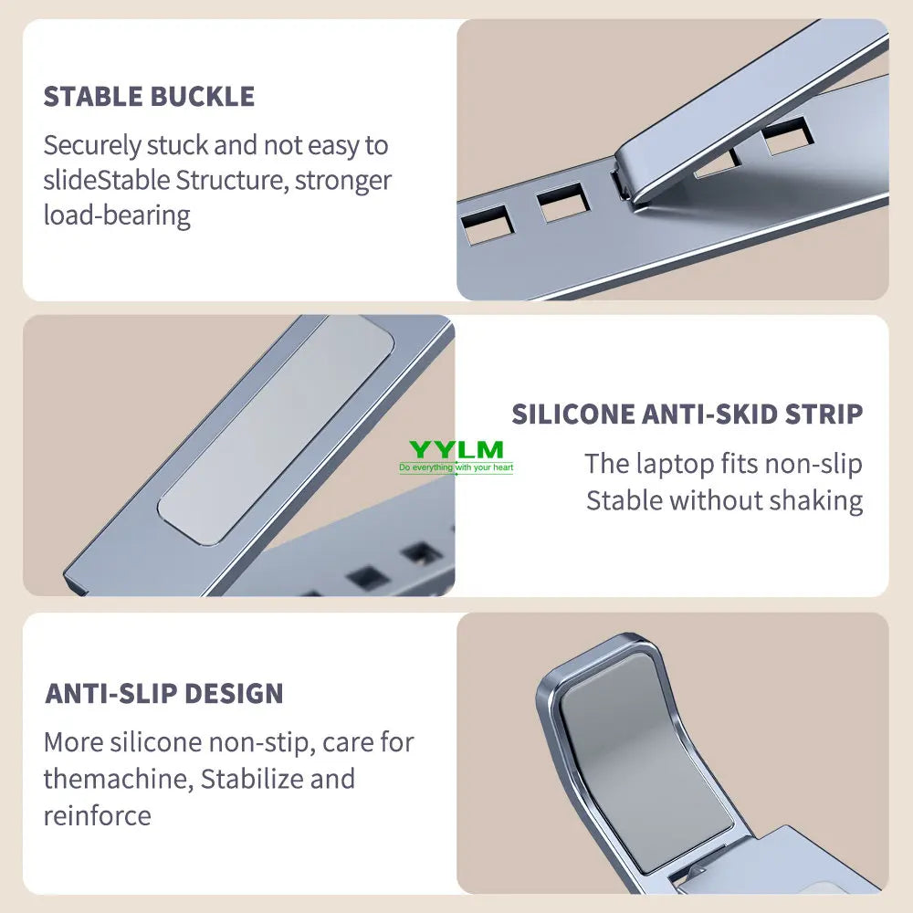 Professional Ergonomic Aluminum Laptop Stand