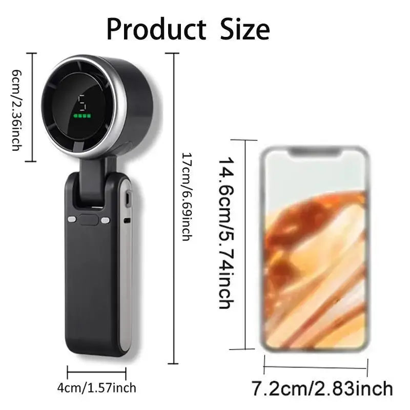 High-Velocity Turbo Personal Cooling Fan