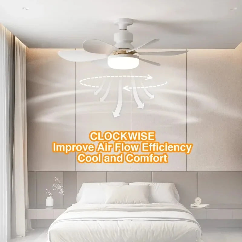 Instant Silent Screw-In outdoor Fan Light