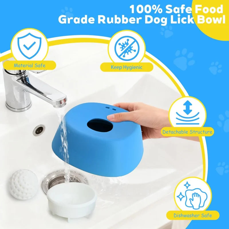 Anti-Choke Slow Feeding Dog Bowl with Fun Maze Design