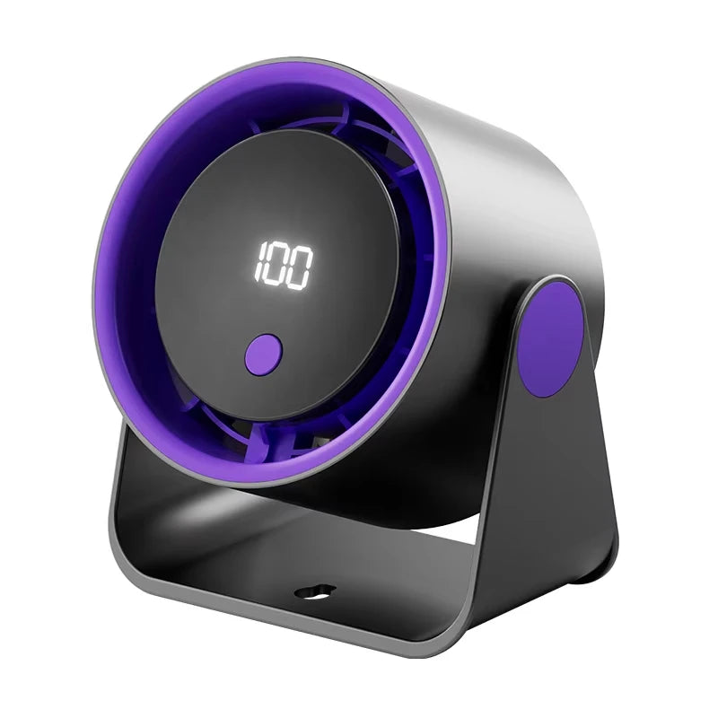 Ultra-Quiet Rechargeable Desktop Fan