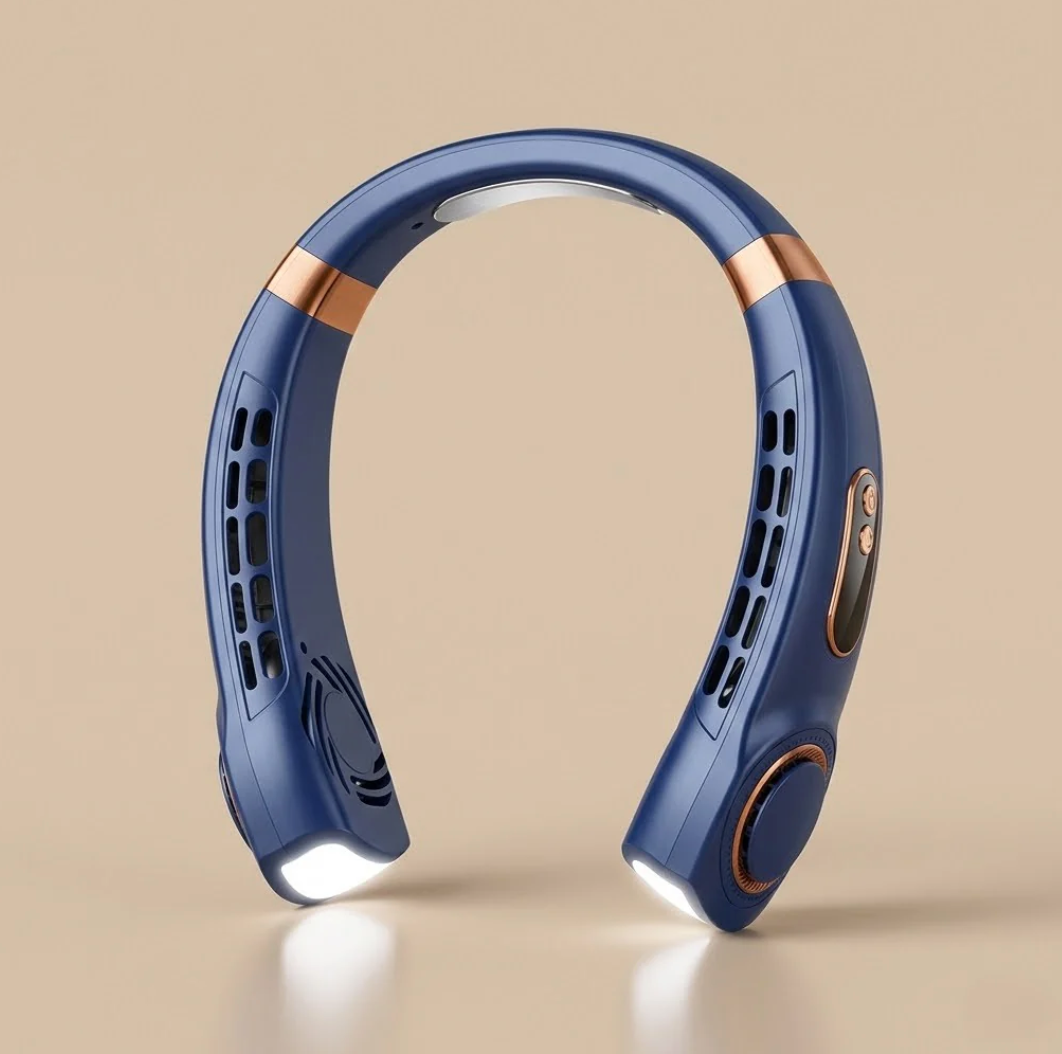 Portable Neck Fan with Hands Free Cooling