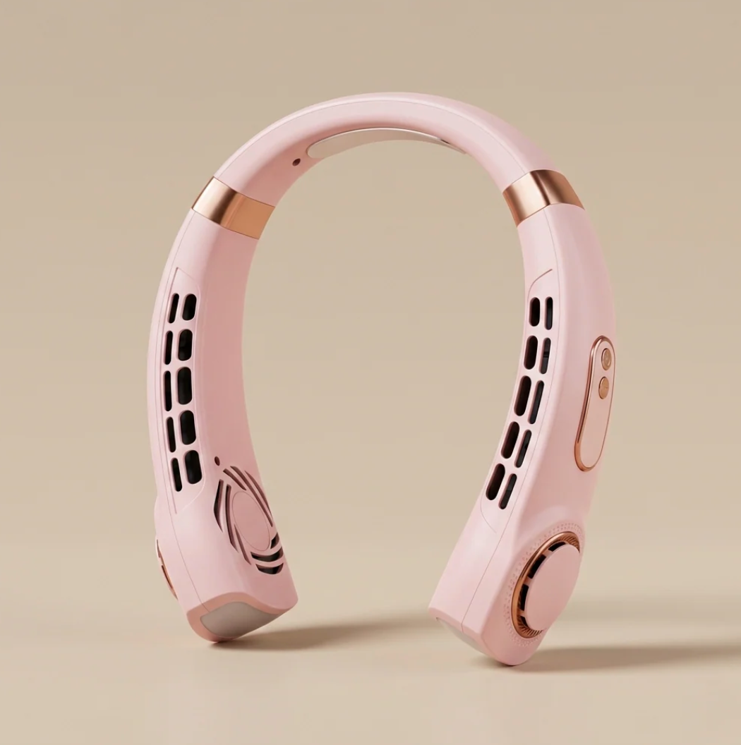 Portable Neck Fan with Hands Free Cooling