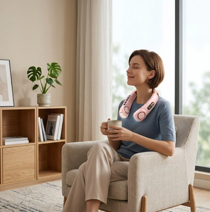 Portable Neck Fan with Hands Free Cooling