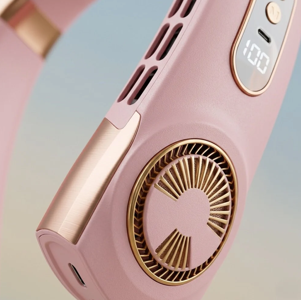 Portable Neck Fan with Hands Free Cooling