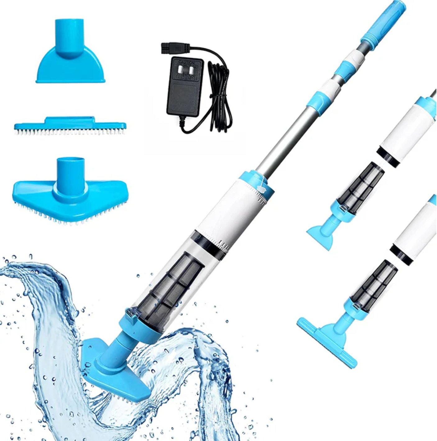 3 in 1 Cordless Rechargeable Pool Vacuum Cleaner