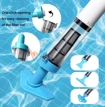 3 in 1 Cordless Rechargeable Pool Vacuum Cleaner
