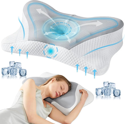 Precision Support Cooling Memory Foam Pillow