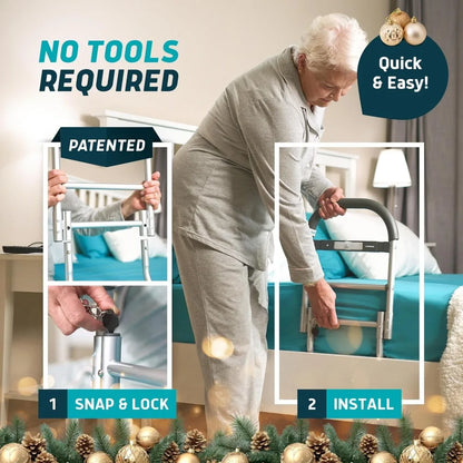 Adjustable Safety Bed Rail for Adults & Seniors