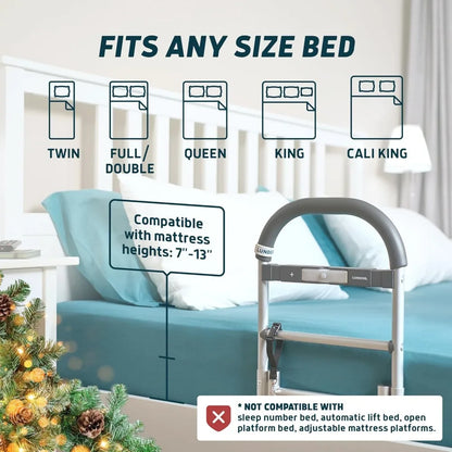 Adjustable Safety Bed Rail for Adults & Seniors