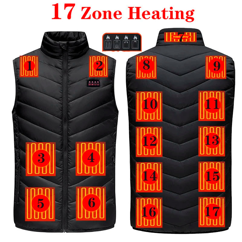 Precision 17-Zone Heated Thermal Vest