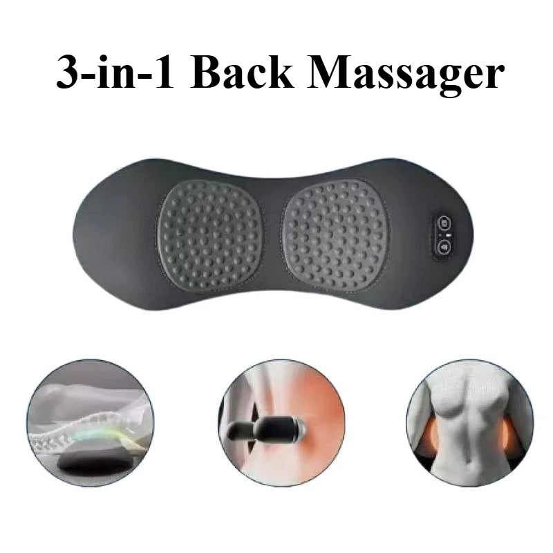 Cordless Back Massager for Neck, Shoulder, and Lumbar Pain