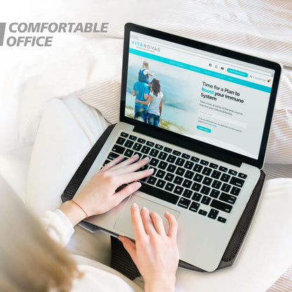 High-Performance Ergonomic Laptop Cooling Station